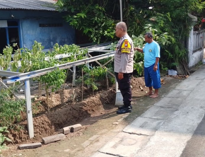 Bhabinkamtibmas Desa Purwosari Ajak Warga Optimalkan Pekarangan untuk Mendukung Ketahanan Pangan